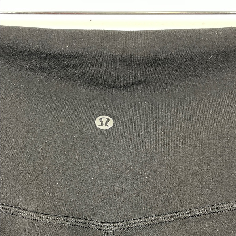 Lululemon Pilates Athleisure Women's 18 Stretch Active Yoga Black Legging Pants - Picture 7 of 8